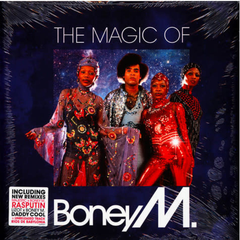 Boney M. - The Magic Of Boney M. (Special Remix Edition) 2LP (2022), Magenta Transparent & Blue Transparent