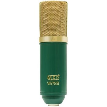 MXL V67GS Large Diaphragm Condenser Microphone Green & Gold