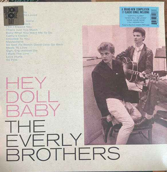 Everly Brothers - Hey Doll Baby LP [RSD2022April], Limited7500, Blue Vinyl
