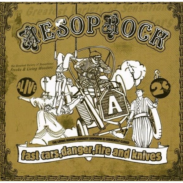 Aesop Rock - Fast Cars, Danger, Fire and Knives CD
