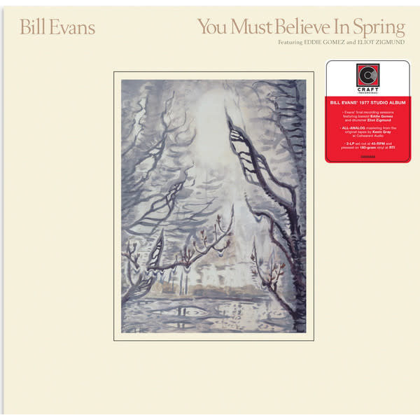 Bill Evans - You Must Believe In Spring 2LP (2022 Craft Recordings Reissue), 180g