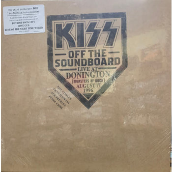 Kiss - Off The Soundboard Live At Donington (Monsters Of Rock) August 17, 1996 3LP (2022), 180g