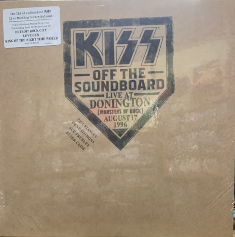 Kiss - Off The Soundboard Live At Donington (Monsters Of Rock) August 17, 1996 3LP (2022), 180g