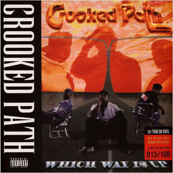 Crooked Path - Which Way Is Up 2LP (2022 Reissue), Limited 100, Numbered, Red Opaque/Yellow Marbled Vinyl