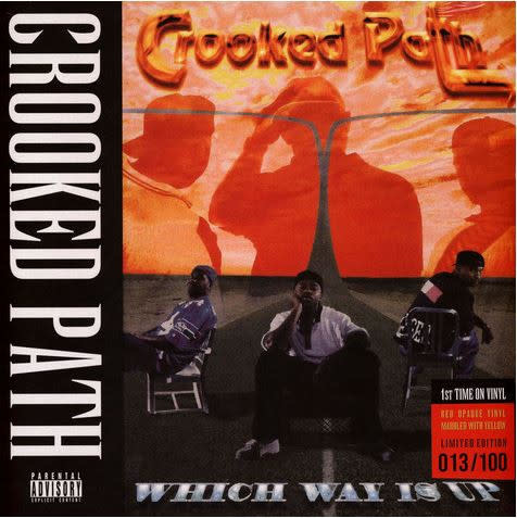 Crooked Path - Which Way Is Up 2LP (2022 Reissue), Limited 100, Numbered, Red Opaque/Yellow Marbled Vinyl