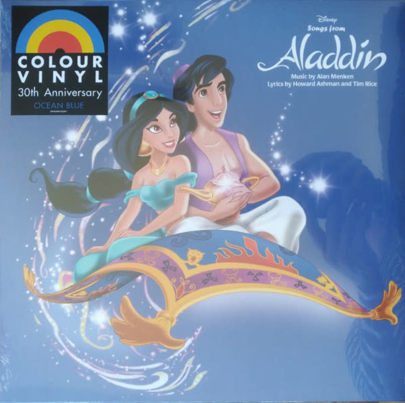 Various - Songs From Aladdin LP (2022 Walt Disney Reissue), Blue [Ocean Blue], 30th Anniversary Edition