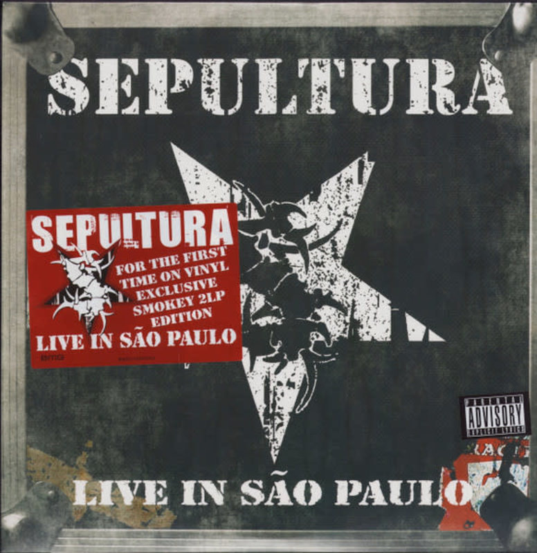 Sepultura - Live In Sao Paulo 2LP (2022 Reissue), Smokey Coloured Vinyl