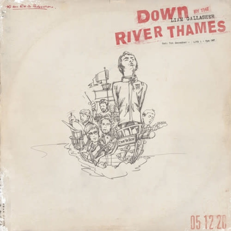 Liam Gallagher - Down By The River Thames 2LP (2022), Orange Vinyl