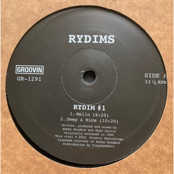 Rydims – Rydim #1 12" (2022)