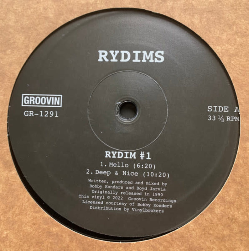Rydims – Rydim #1 12" (2022)