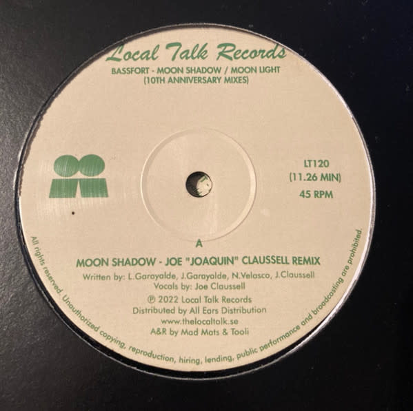 Bassfort – Moon Shadow / Moon Light (10th Anniversary Mixes) 12" (2022)