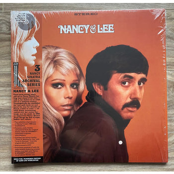 Nancy Sinatra & Lee Hazlewood - Nancy & Lee LP (2022 Reissue), Numbered, Red/Orange Marble "Psychedelic Sand"
