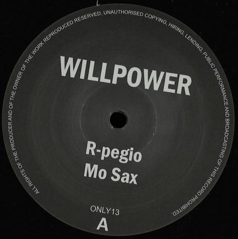 Willpower - R-Pegio 12" (2019 Only One Music Reissue)