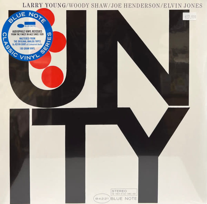 Larry Young - Unity LP (2022 Blue Note Classic Vinyl Series Reissue)