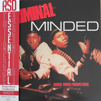 Boogie Down Productions – Criminal Minded LP (2022 RSD ESSENTIAL Reissue), Metallic Silver