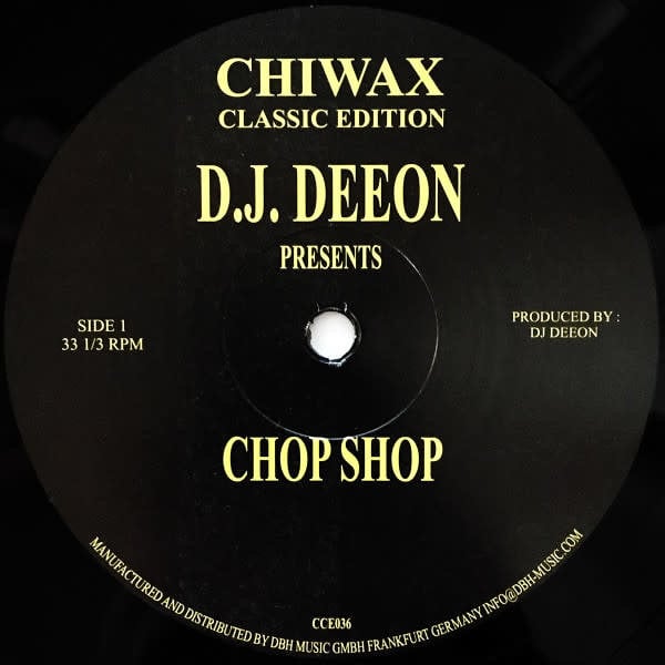 D.J. Deeon - Chop Shop 12" (2022 Chiwax Classic Edition)