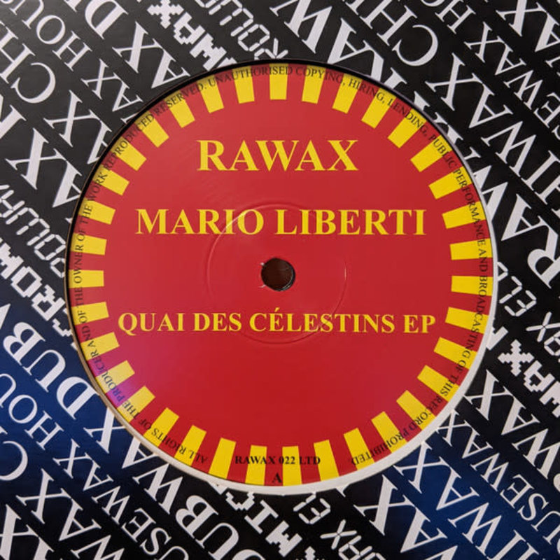 Mario Liberti - Quai Des Célestins EP 12" (2022 Rawax)