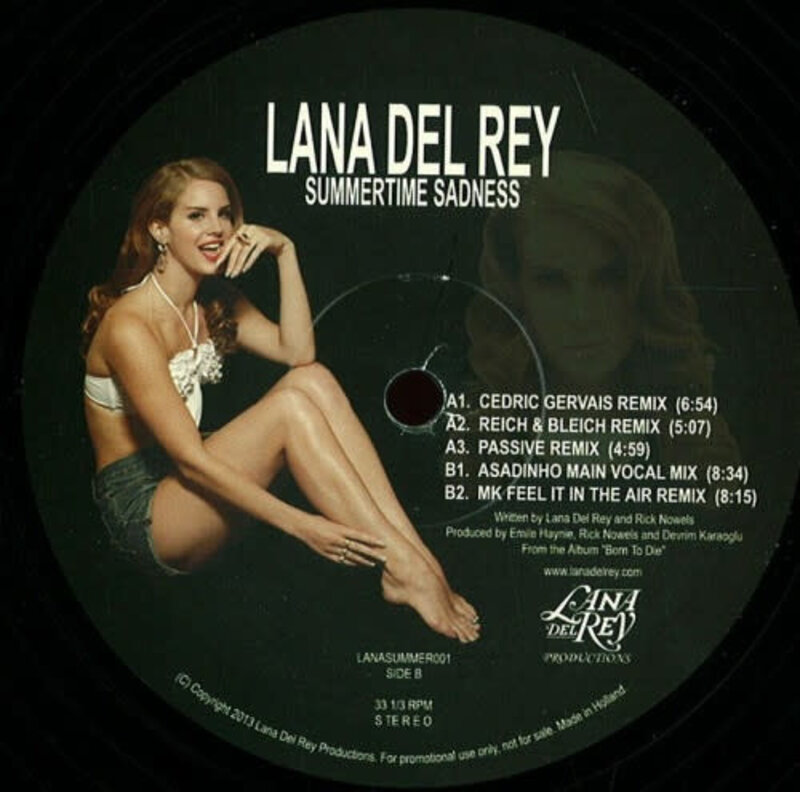 Lana Del Rey - Summertime Sadness 12" (Coloured Vinyl)