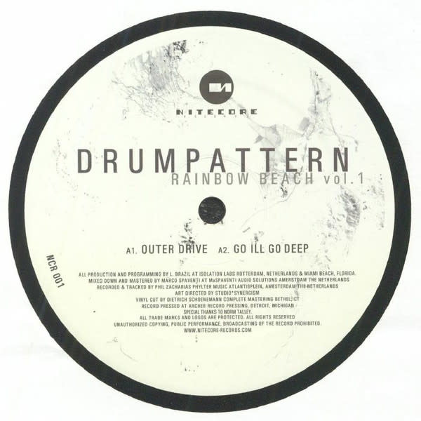Drumpattern - Rainbow Beach Vol. 1 12" (2022 Nitecore Records)