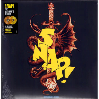Snap! – The Madman's Return 2LP (2022 Reissue), 30th Anniversary Edition, Colour Vinyl
