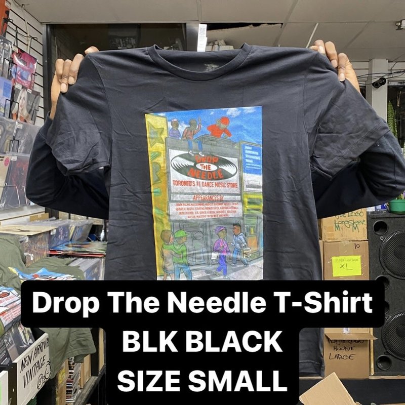 Drop The Needle T-Shirt, Limited 200 [BLK BLACK] (SMALL)