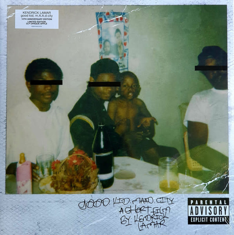 Kendrick Lamar - Good Kid, M.A.A.d City 2LP (2022 Reissue), 10th Anniversary, Opaque Apple (Red)