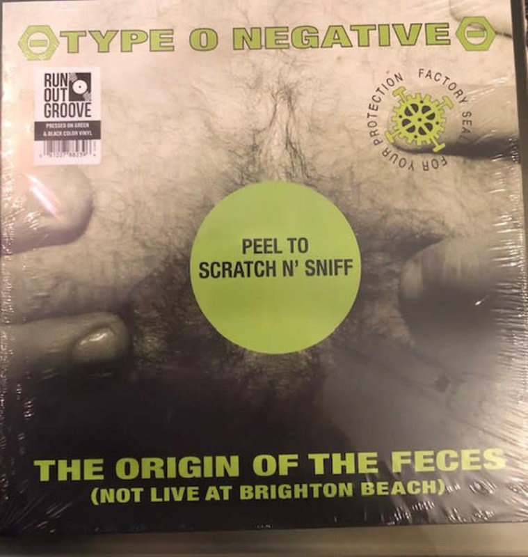 Type O Negative - The Origin Of The Feces (Not Live At Brighton Beach) 2LP (2022 Reissue), Green with Black Marble