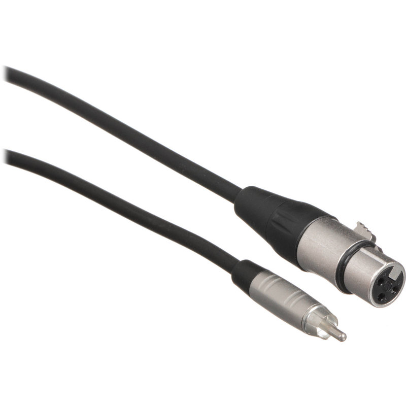 ETC XLR 3P Female to  RCA Male (6 FT) Audio Cable