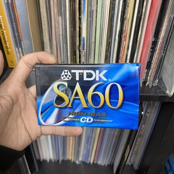 (SEALED) TDK SA60 High Bias Type II BLANK CASSETTE TAPE