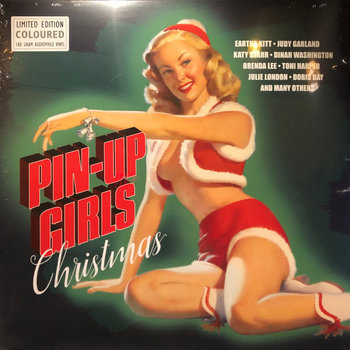 V/A - Pin-Up Girls Christmas LP (2022), Transparent Red
