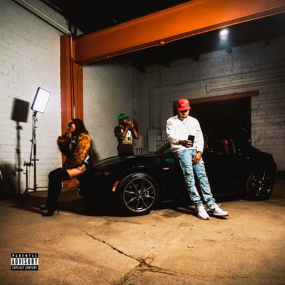 Abe Linx / Tully C. - World Famous La Familia Forever LP (2023), Clear w/ Orange & Black Splatter