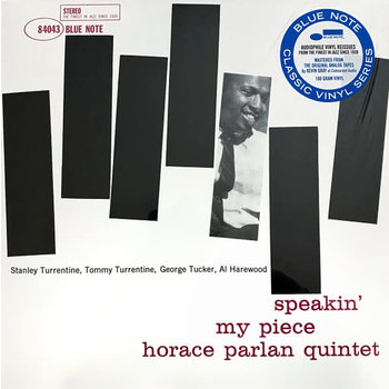 Horace Parlan Quintet - Speakin' My Piece LP (2023 Blue Note Classic Vinyl Series Reissue)