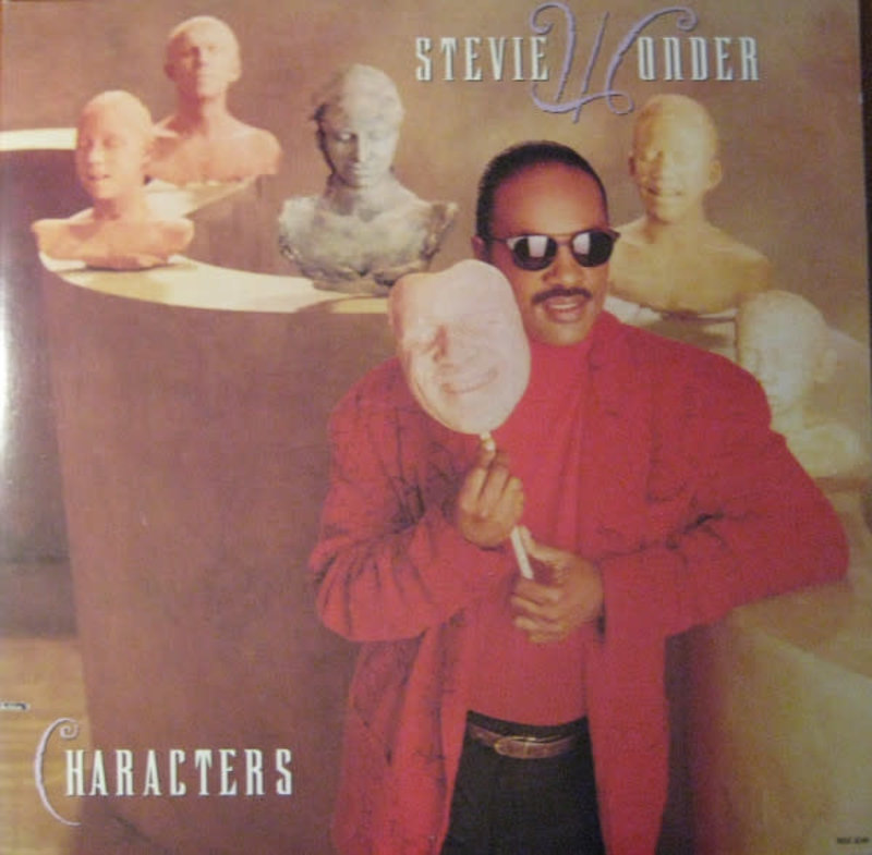 (VINTAGE) Stevie Wonder - Characters LP [Cover:VG+,Disc:VG](1987,Canada)