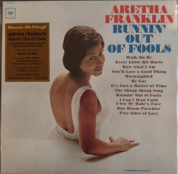 Aretha Franklin - Runnin' Out Of Fools LP (2023 Music On Vinyl Reissue), Limited 2000, Numbered, Red, 180g