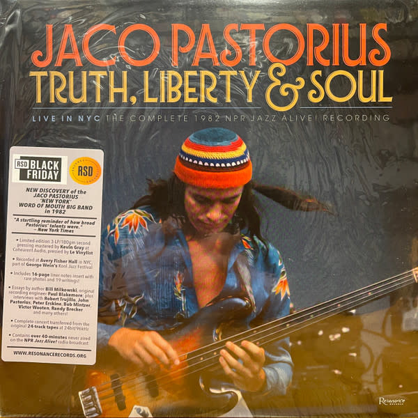 Jaco Pastorius - Truth, Liberty & Soul: Live In NYC 2LP [RSDBF2022]