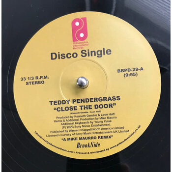 Teddy Pendergrass – Close The Door / Only You (The Mike Maurro Remixes) 12" (2023)
