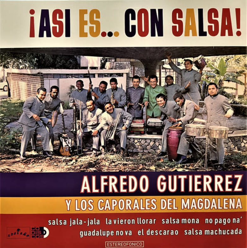 Alfredo Gutierrez, Los Caporales Del Magdalena – ¡Asi Es... Con Salsa! LP (2023 Reissue)