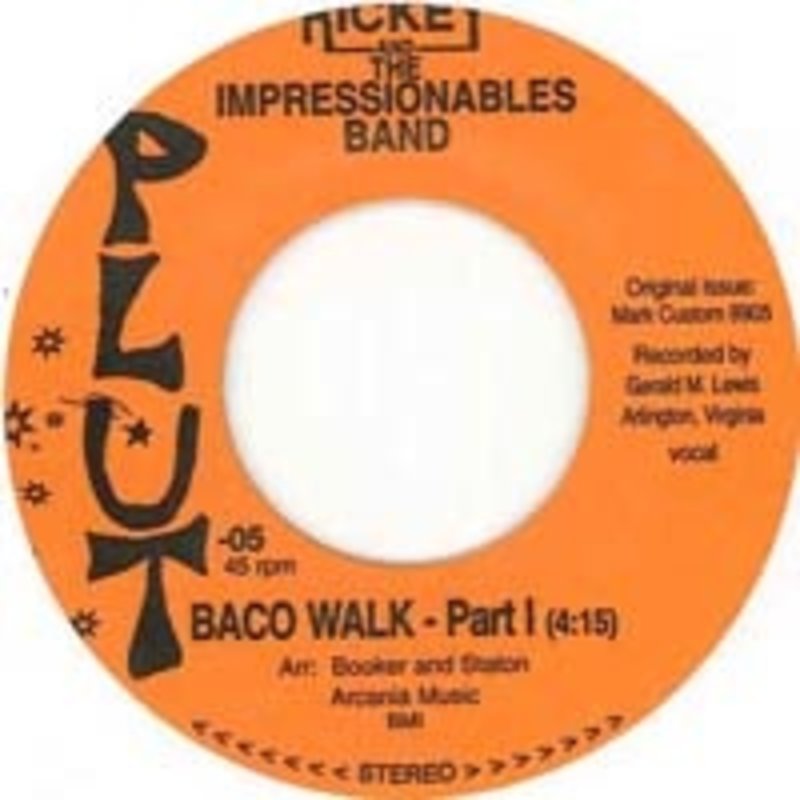 Rickey And The Impressionables Band – Baco Walk Part I / Baco Walk Part II 7" (2023 Reissue)