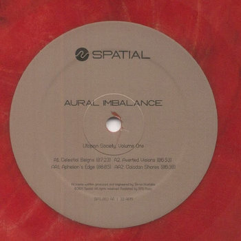 Aural Imbalance – Utopian Society, Volume One 12" (2023 Repress, Red Dark Marbled Vinyl)
