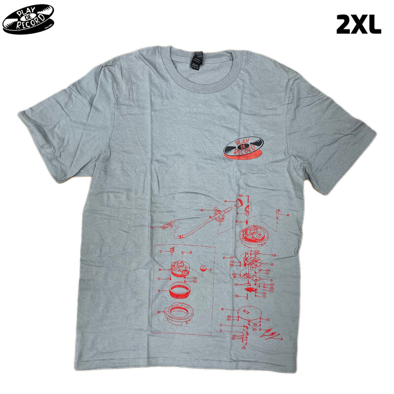 Play De Mechanic T-shirt [GREY] (2XL)