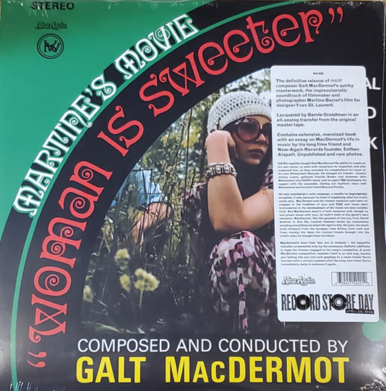 Galt Macdermot - Woman Is Sweeter LP  [RSD2023April]