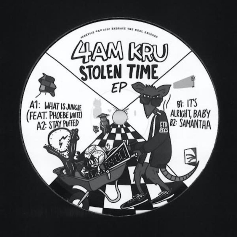 4am Kru – Stolen Time EP 12" (2022)