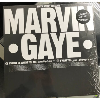 Marvin Gaye – I Wanna Be Where You Are / I Want You 12" (2023, Limited Edition)