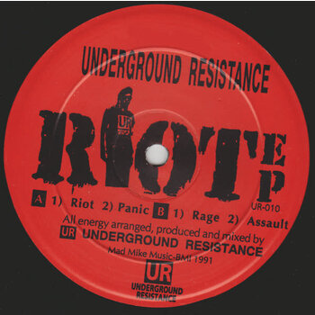 Underground Resistance – Riot EP 12" (Reissue, Underground Resistance)