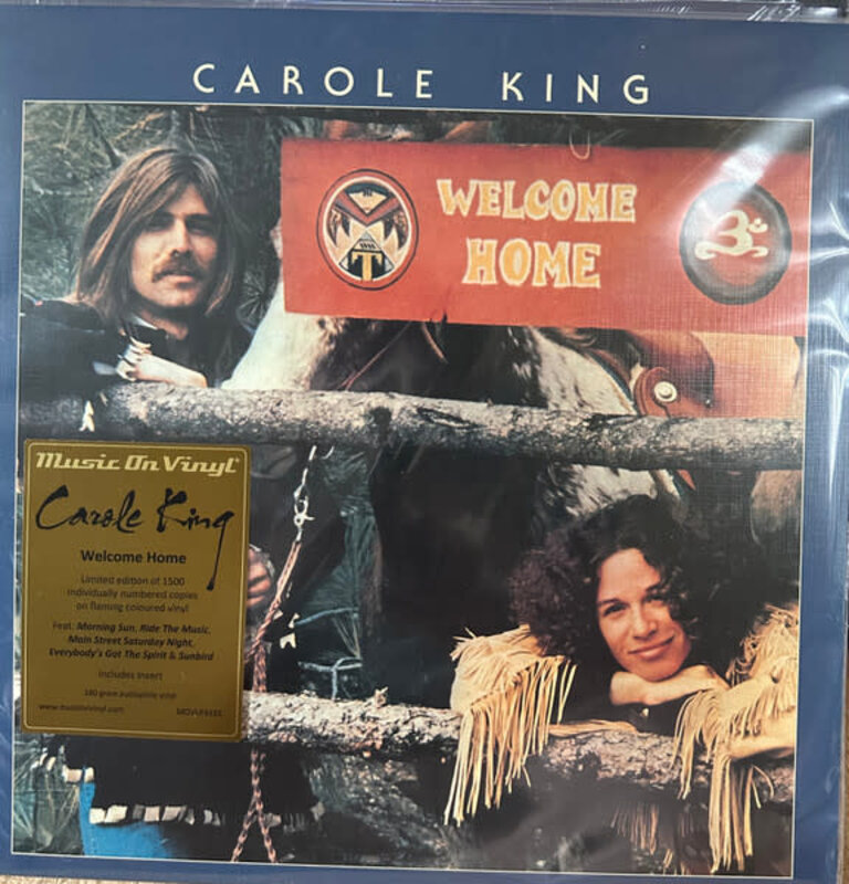 Carole King – Welcome Home LP (2023 Reissue, Flaming Coloured Vinyl, Music On Vinyl)