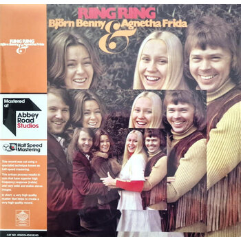 Björn Benny & Agnetha Frida (ABBA) – Ring Ring 2LP (2023 Reissue, Mastered At Abbey Road Studios - Half Speed Mastering)