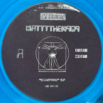 matttthew909 - Continu EP (2022), White Label, Blue Transparent