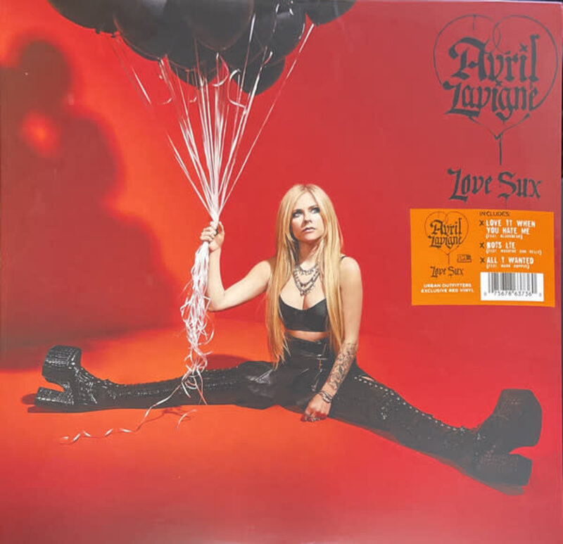 Avril Lavigne – Love Sux LP (Urban Outfitters Exclusive Red Vinyl)