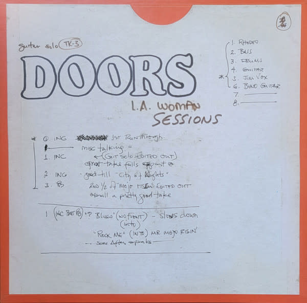 The Doors - L.A. Woman Sessions 4LP BOX SET [RSD2022April], Limited 11'000