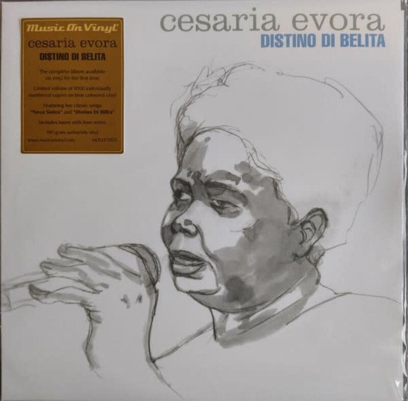 Cesaria Evora – Distino Di Belita LP (2023 Reissue, Music On Vinyl, Limited Edition Blue Vinyl)